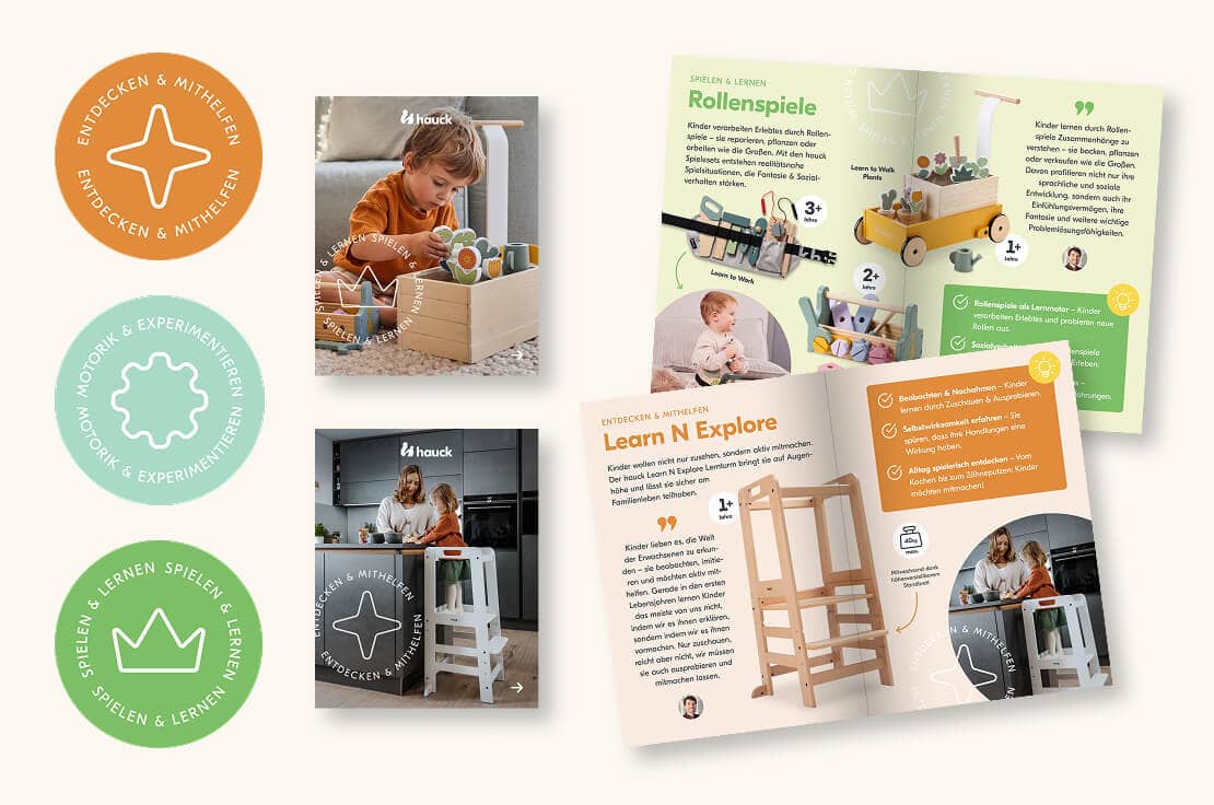 hauck Design Konzept Kampagne Gemeinsam Wachsen