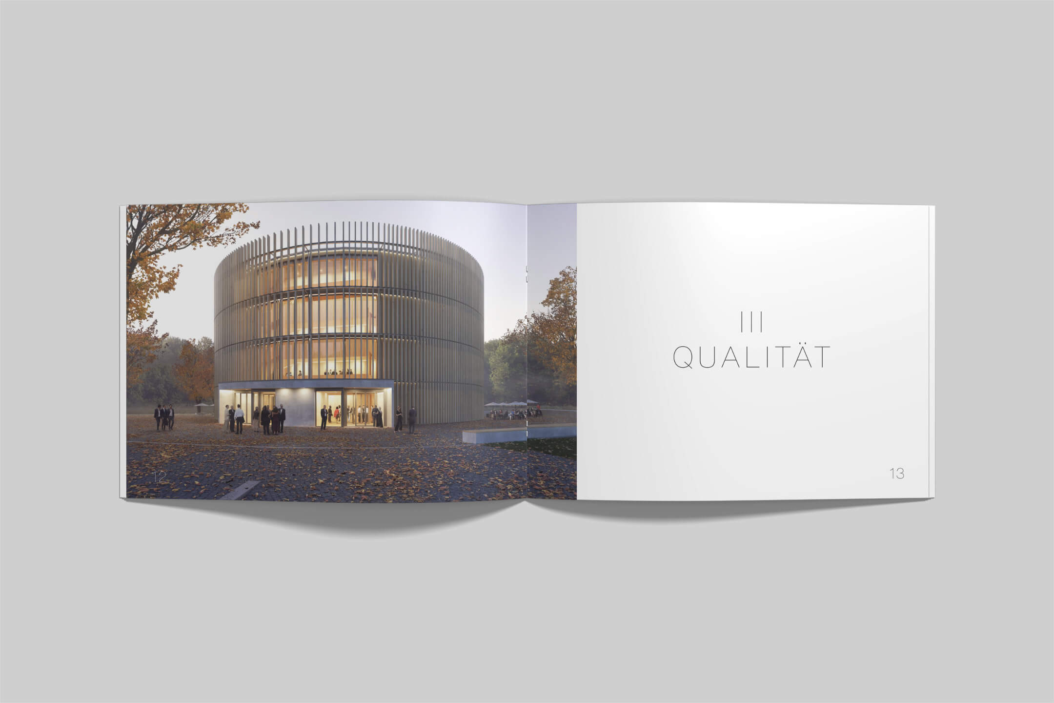 Innenseiten Festschrift Broschüre Architekturbüro Eichhorn und Partner